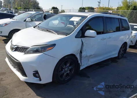 2017 Toyota Sienna Se 8 Passenger from USA, damaged, VIN 5TDXZ3DC7HS844040
